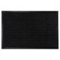 Stripe barrier door mats set, grey