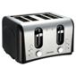 Morphy Richards 44372 4 Slice Toaster - Black stainless stee