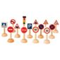 Plan Toys Traffic Signs & Lights Wooden Toy Set