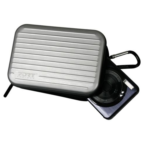 Image of Port Designs Hard And Sleek Camera Case Silver