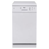 Whirlpool ADP 451/Wh Slimline Dishwasher, A Energy Rating. White
