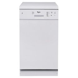 Whirlpool ADP 451/Wh Slimline Dishwasher, A Energy Rating. White