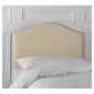 Laredo Single Faux Suede Headboard, Cream