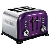 Morphy Richards 44737 4 Slice Toaster - Plum