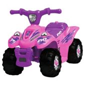 Evo Girls' Quad Bike Ride-On, Pink