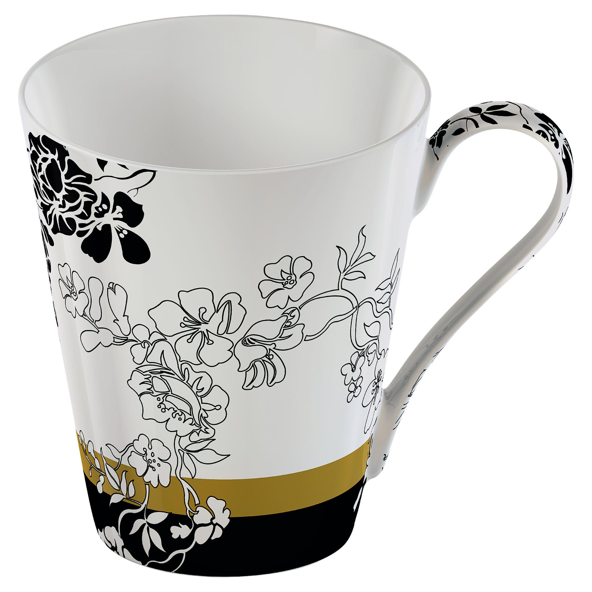 V&A Fine Bone China Mug in Gift Box - Brocade