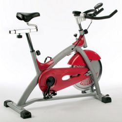V-fit Aerobic Training Exercise Bike, Red