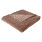 Tesco ribbed faux fur throw mink