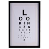 Framed Eye Chart