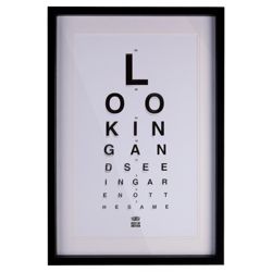 Framed Eye Chart