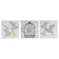 Pack 3 Bird Cage & Lace Canvas