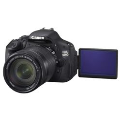 Canon EOS 600D Digital SLR Camera (Inc 18-135mm f3.5-5.6 IS II Lens Kit)