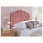 Sandon Single Velour Headboard, Coral