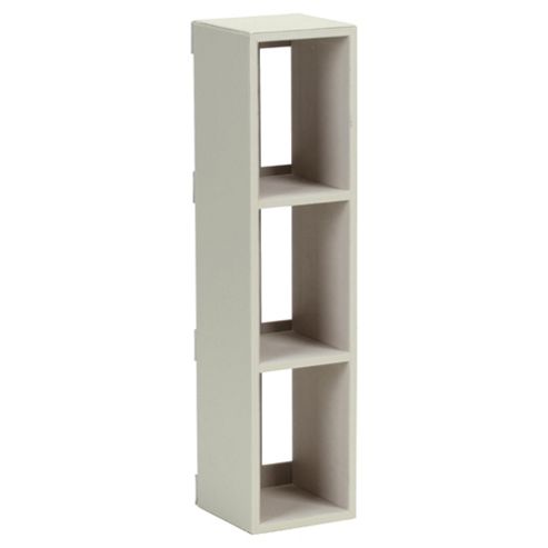 Image of Tesco Leather Effect Media Rack, Cream