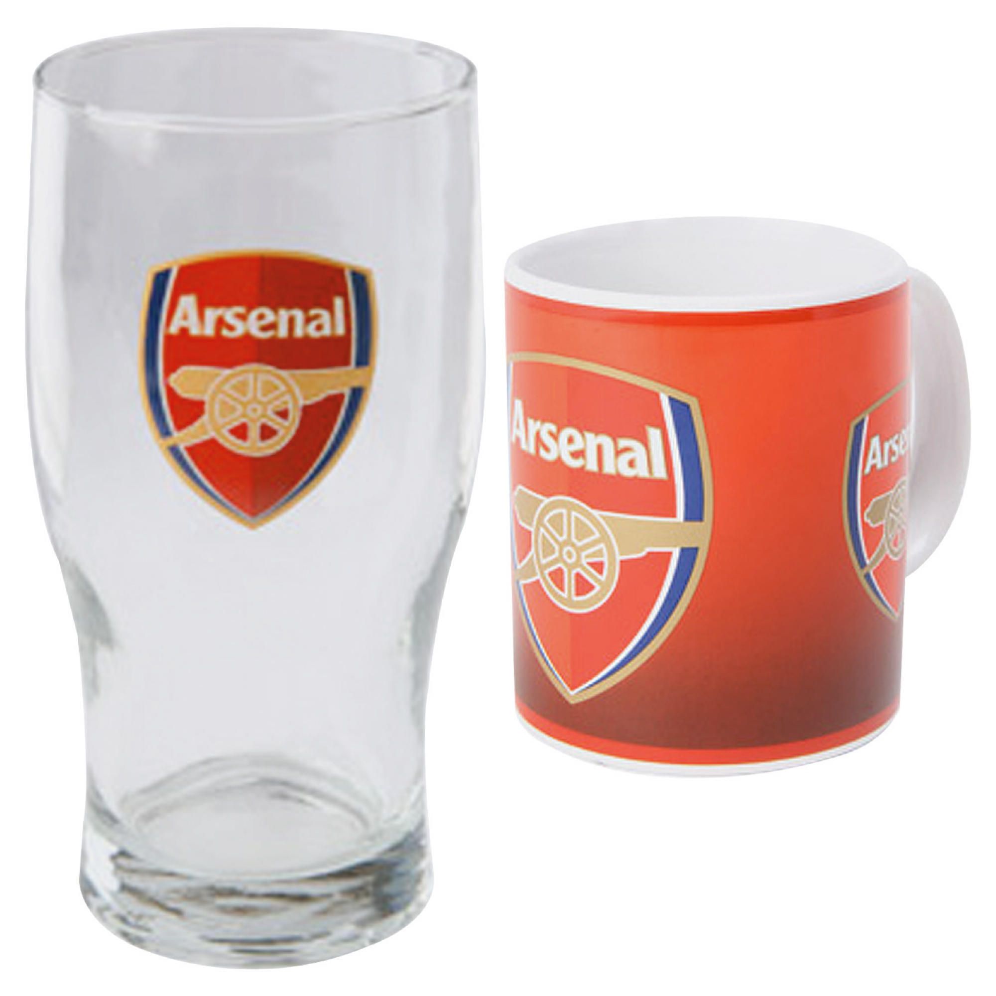 Arsenal Mug & Pint Glass 