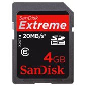 SanDisk Extreme 4GB SD Memory Card