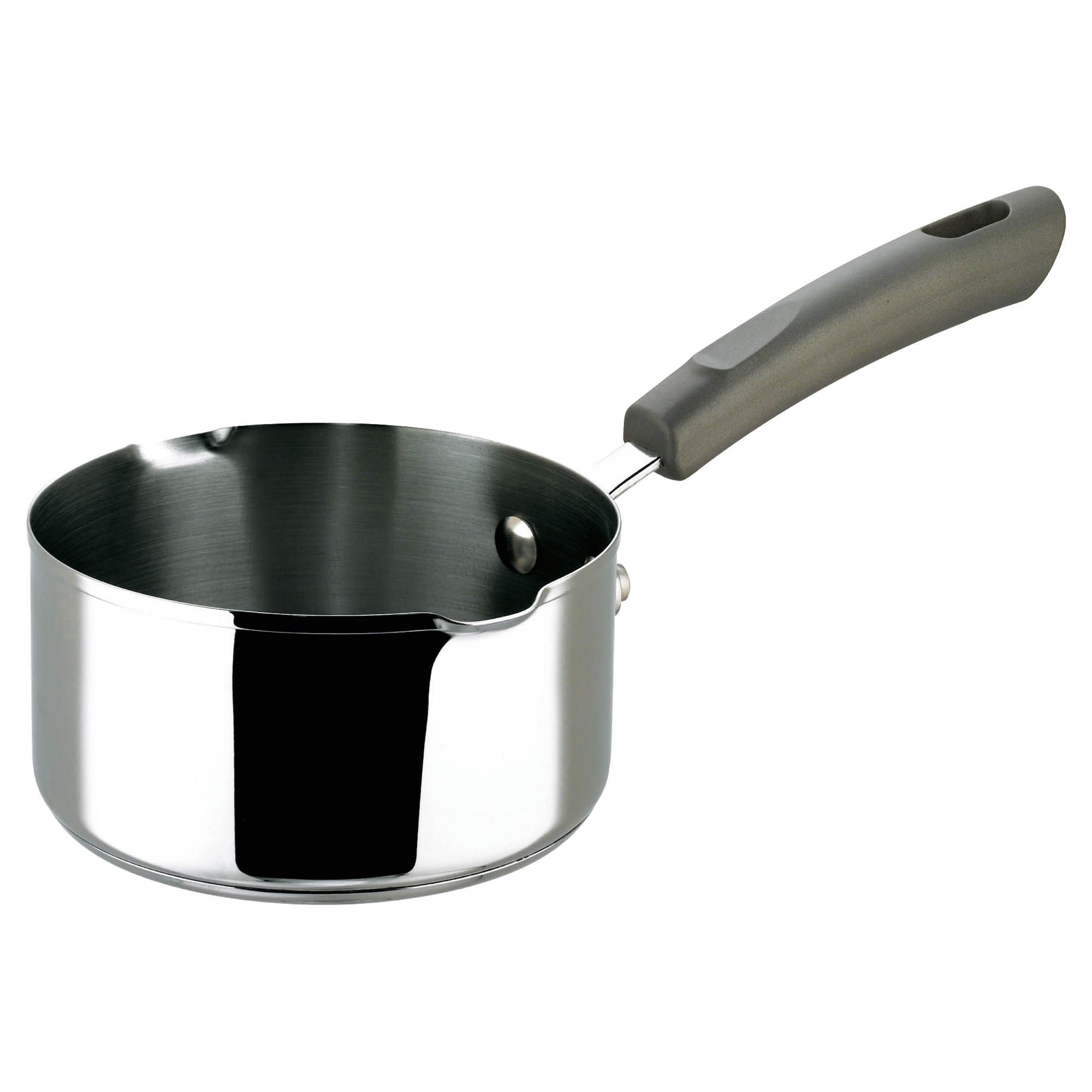 This Morning by Prestige stainless steel 14cm Milk Pan, Grey