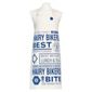 Hairy Bikers Apron Finest & Best, blue & Cream