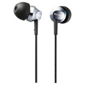 Sony MDREX50LPS Mid-range In-ear Headphones with Deep Base - Silver