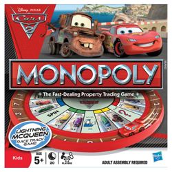 Cars Monopoly Board Game
