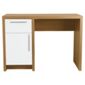 Manhattan Straight Desk, Oak Effect / White