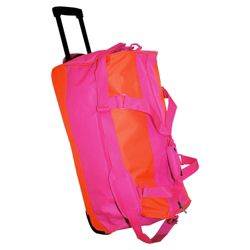 Bright Stripe Wheeled Holdall