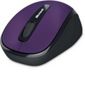 Microsoft 3500 Mouse - BlueTrack - Wireless - 3 Button(s) - Violet - Radio Frequency - USB - Scroll Wheel - Symmetrical