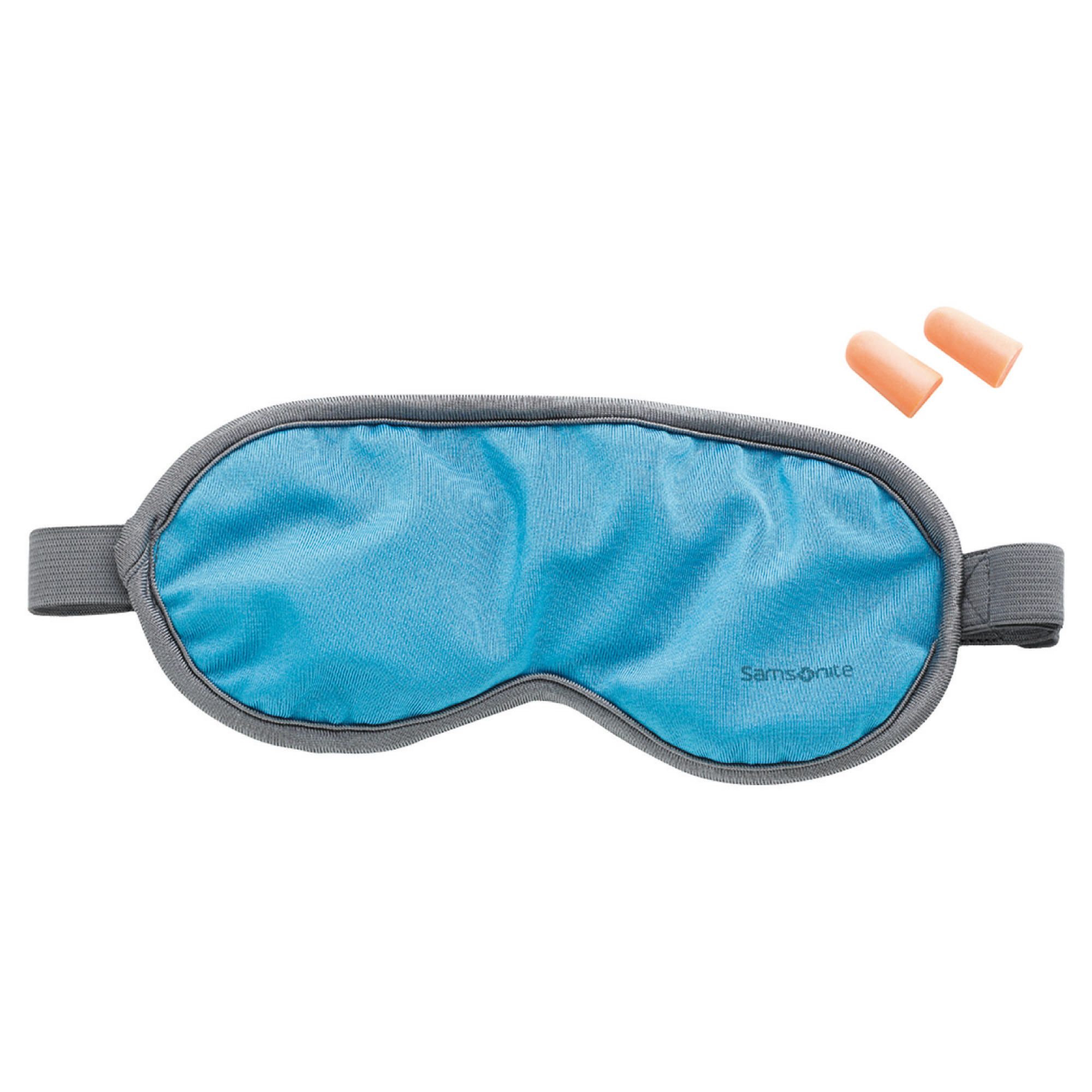 Samsonite eye shades & ear plugs, blue/ graphite