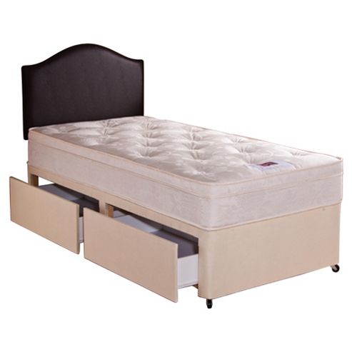 Image of Airsprung Danbury Deep Ortho Cushion Top Small Double 4 Drawer Divan Bed