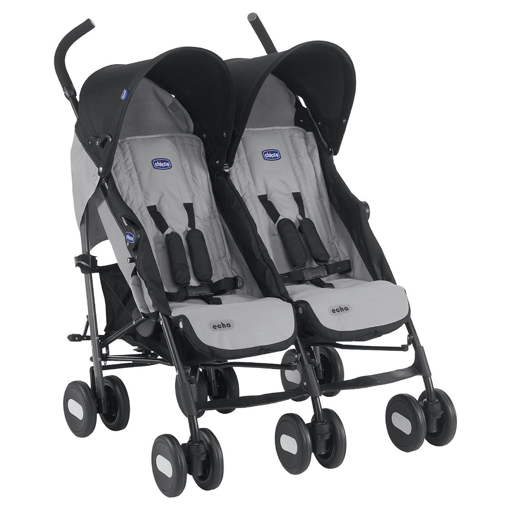 Chicco Echo Twin Pushchair, Moonstone