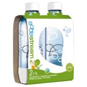 Sodastream 1L Bottle Twin Pack, White