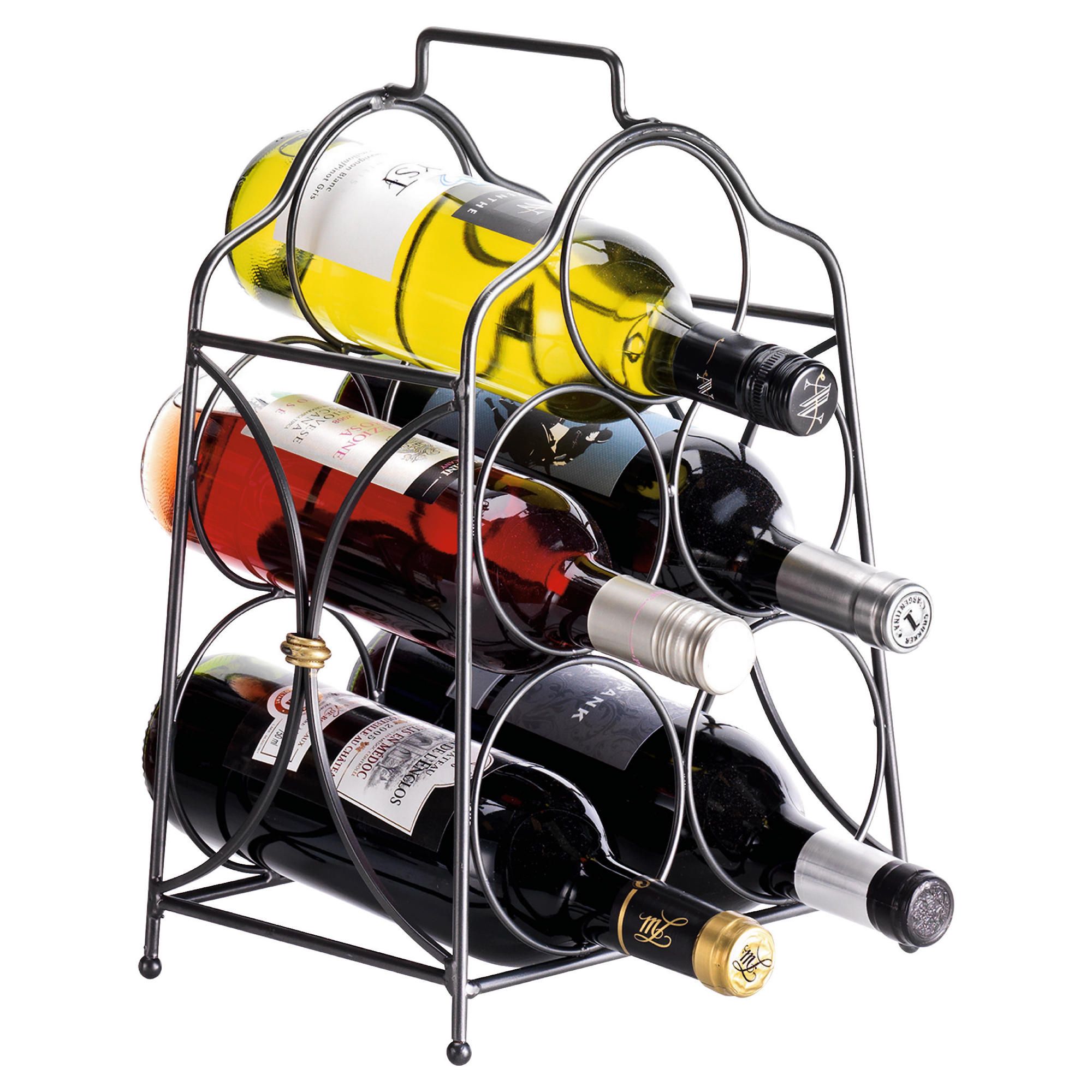Castello 5 Bottle Wine rack, Black Castello 5 Bottle Wine rack, Black