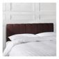 Haddon Single Faux Suede Headboard, Chocolate