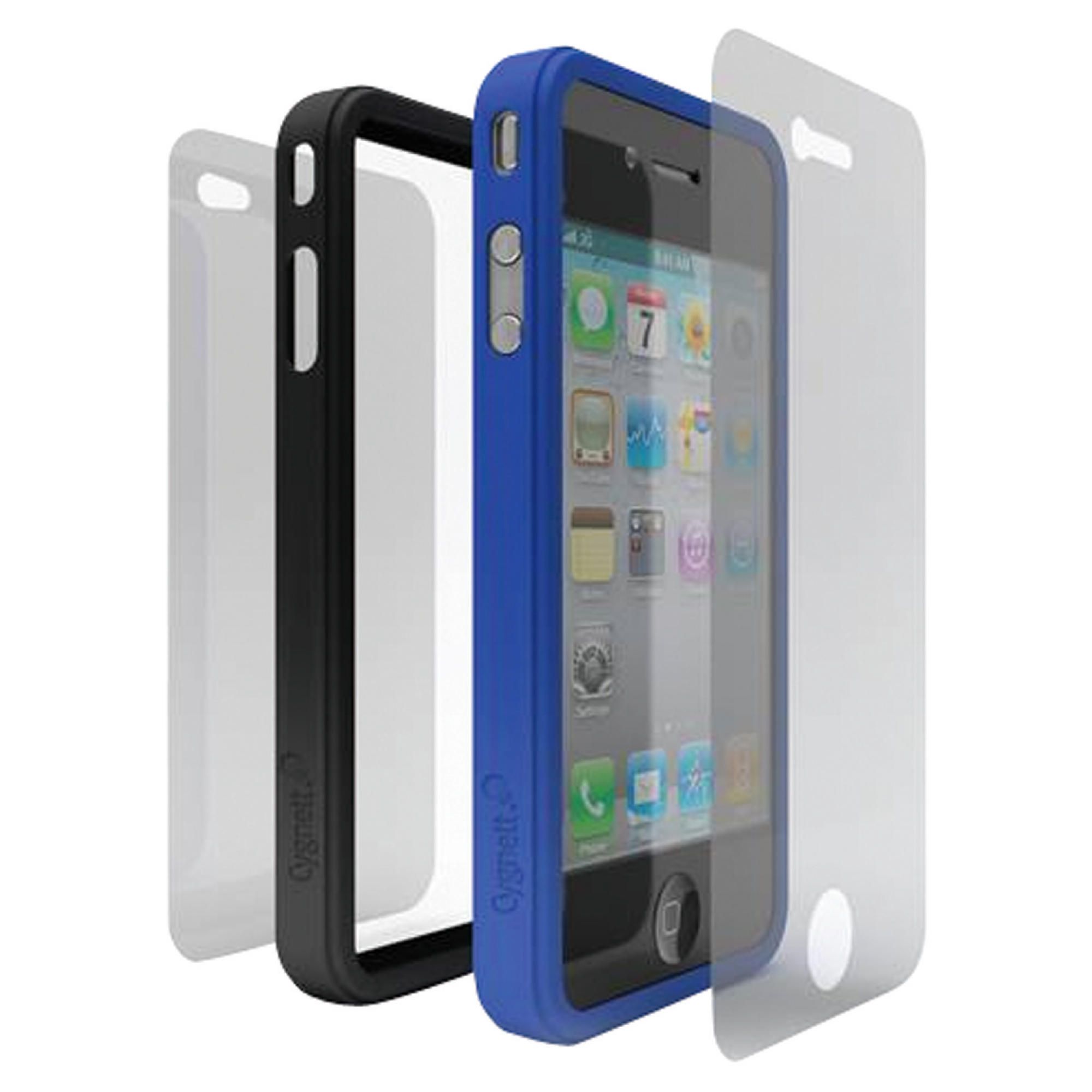 Cygnett iPhone 4 Snap Black and Blue Duo