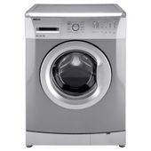 Beko WMB61221S Washing Machine, 6kg Wash Load, 1200 RPM Spin, A+ Energy Rating. Silver