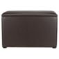 Ottoman Chocolate Faux Leather