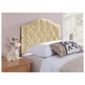 Sandon Single Velour Headboard, Oyster