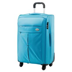 Samsonite American Tourister Colora 4-Wheel Suitcase, Turqoise 66cm
