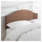 Laredo King Faux Suede Headboard, Chocolate