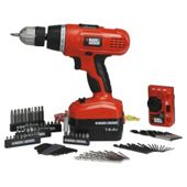 Black & Decker  14.4V Cordless Hammer Drill Bundle