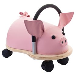 Wheelybug Piggy Ride-On Toy, Large