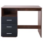Hoxton Desk Walnut & Black Gloss