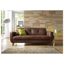 Lorenzo Leather Large Sofa Chocolate.