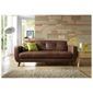 Lorenzo Leather Large Sofa Chocolate.