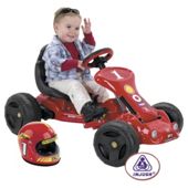 Go Kart 6V Ride-On With Safety Hat