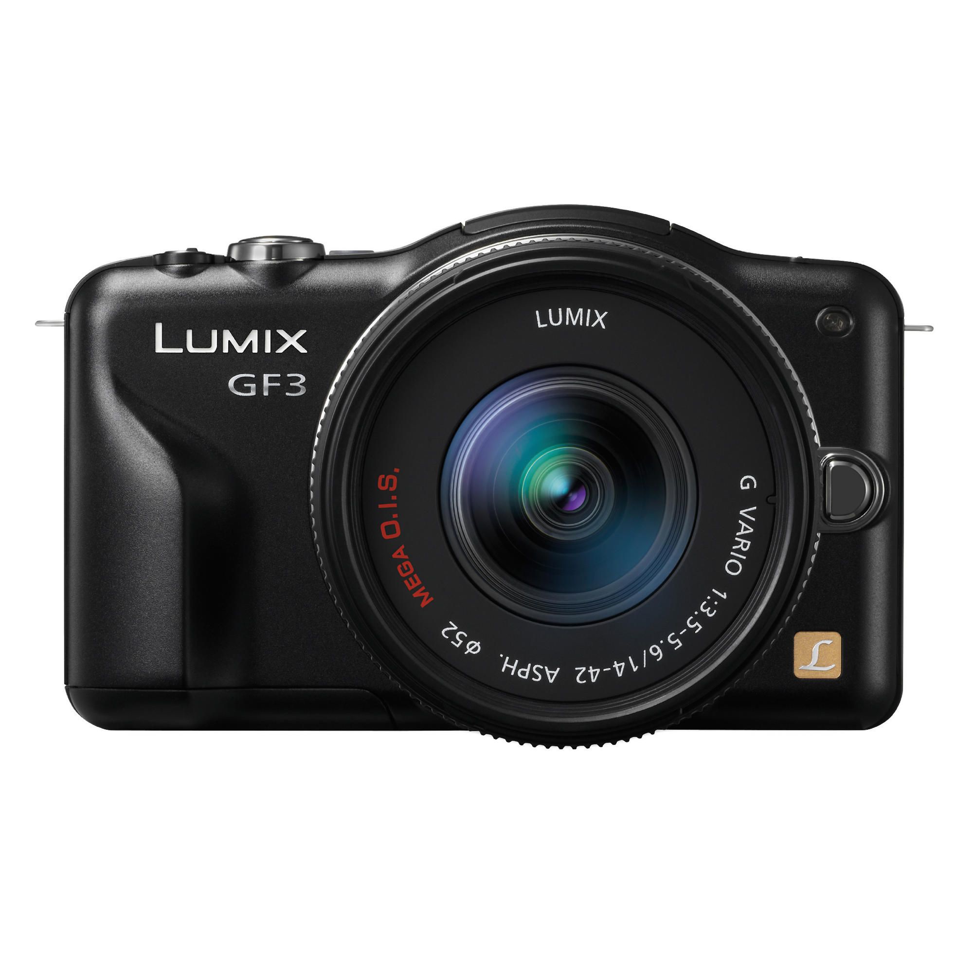 Panasonic GF3 Compact System Camera with 14-42mm Lens Kit Black