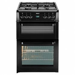 Beko BDVG694KP Black 60cm Gas Cooker with Double Oven