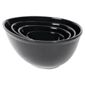 Nigella Lawson Living Kitchen Set of 4 Mixing Bowls, Black