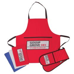 Tesco Street Signs 3 piece Kitchen Textile Set