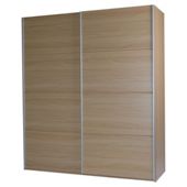 Smith Large Double Sliding Wardrobe, Oak-Effect
